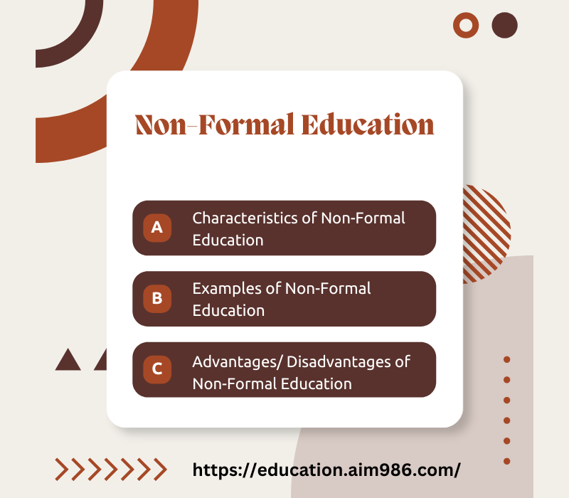 Non-Formal Education