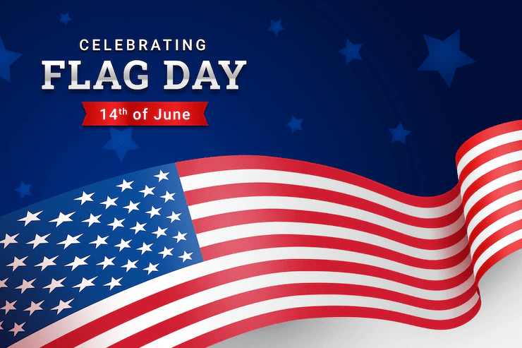 14 June 1777 is National Flag Day of United States of America