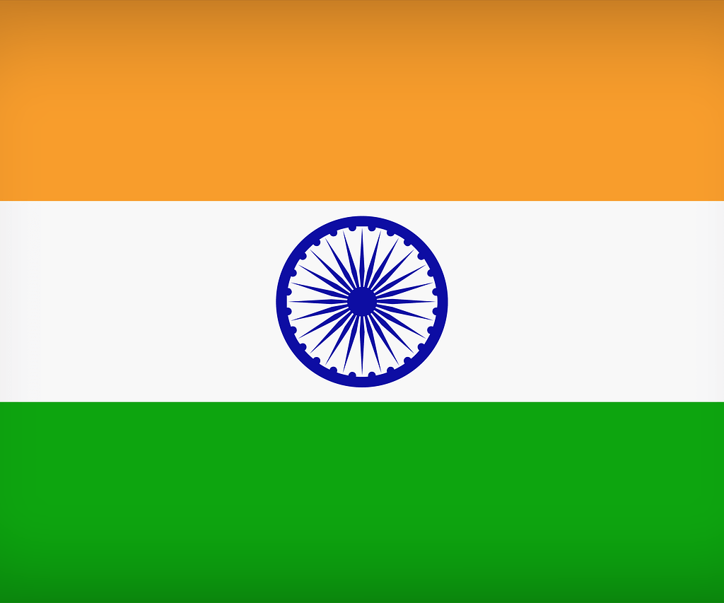 Indian Flag - Tiranga (the tricolour), is a horizontal rectangular tricolour flag